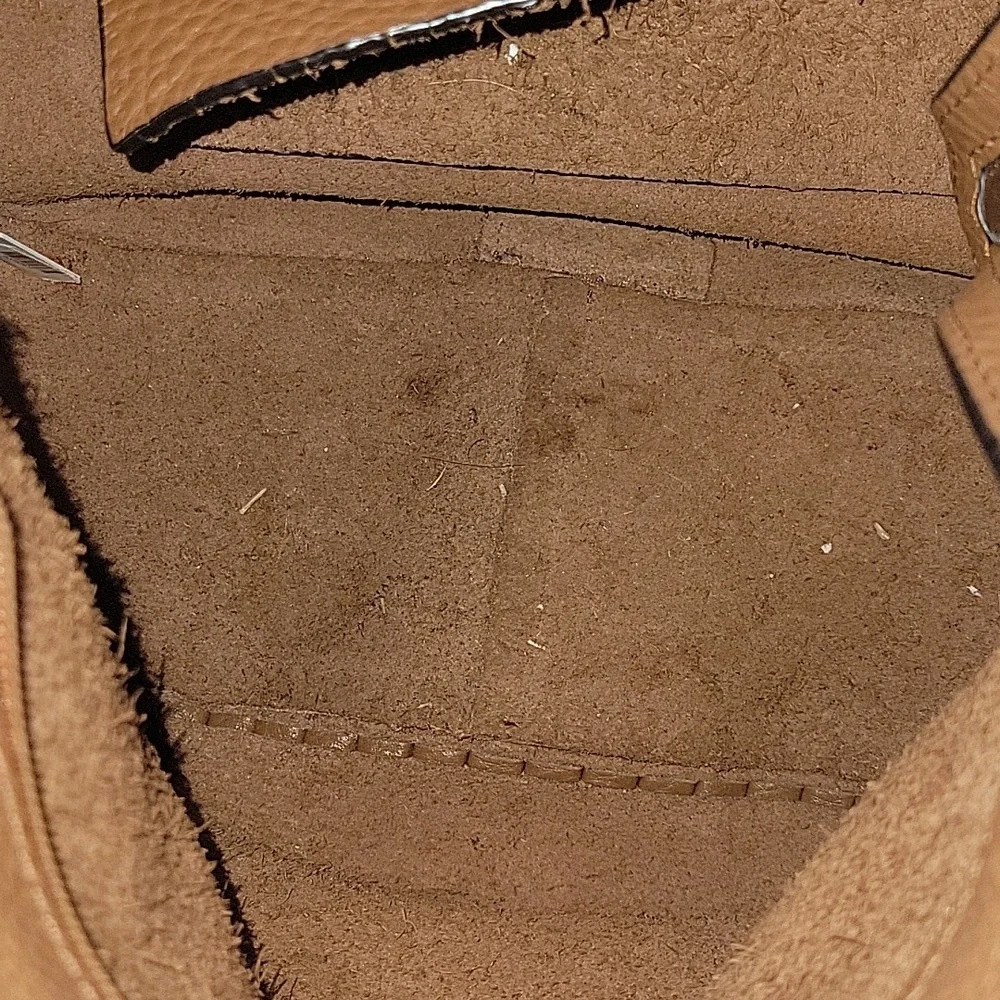 Rebecca Minkoff Brown Pebble Leather Tote Bag